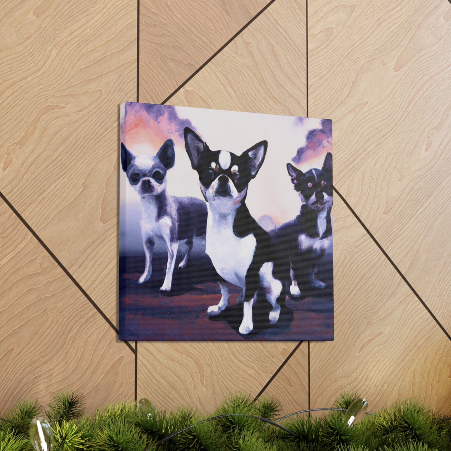 "Chihuahua in Deco". - Canvas