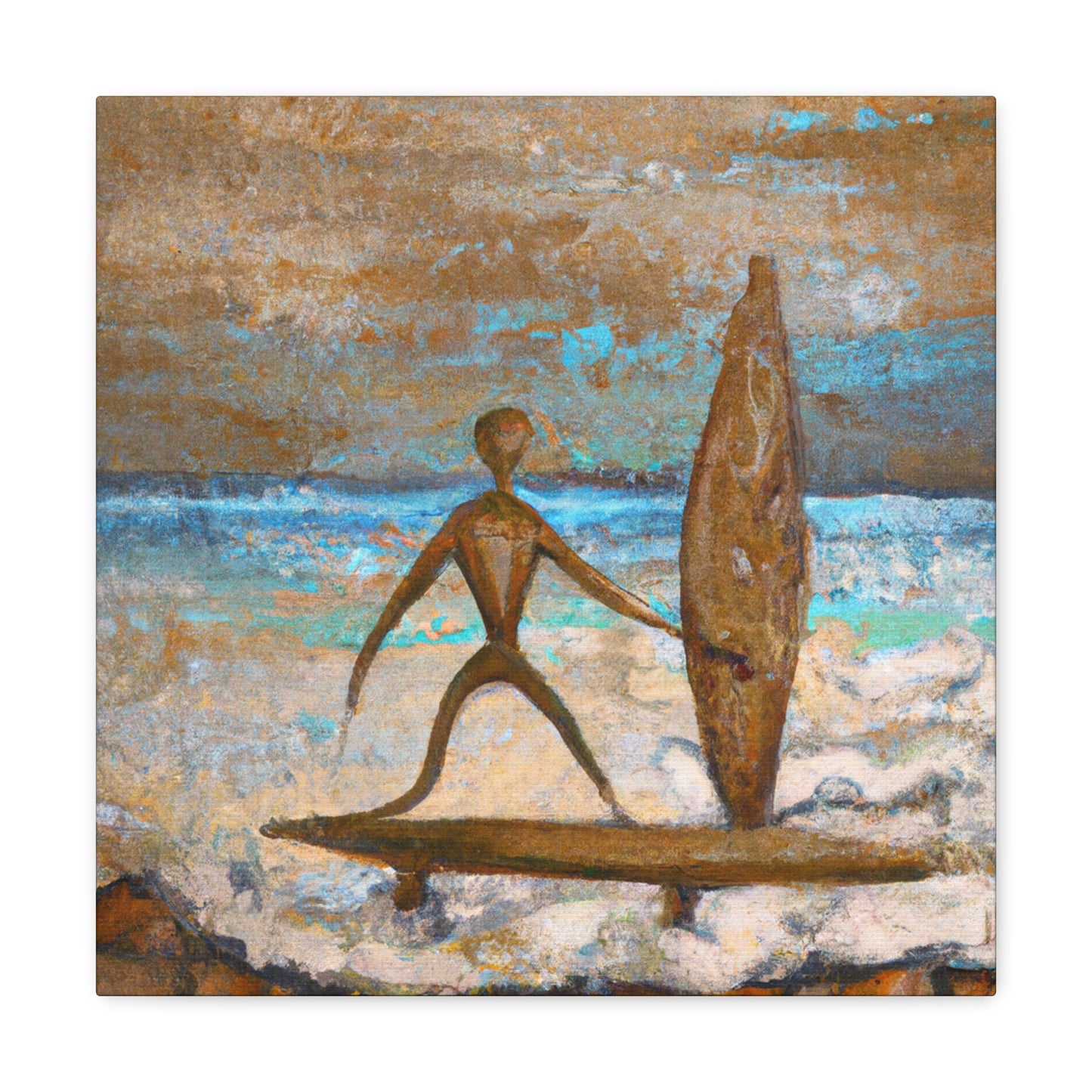 Surfing the Surrealistic - Canvas