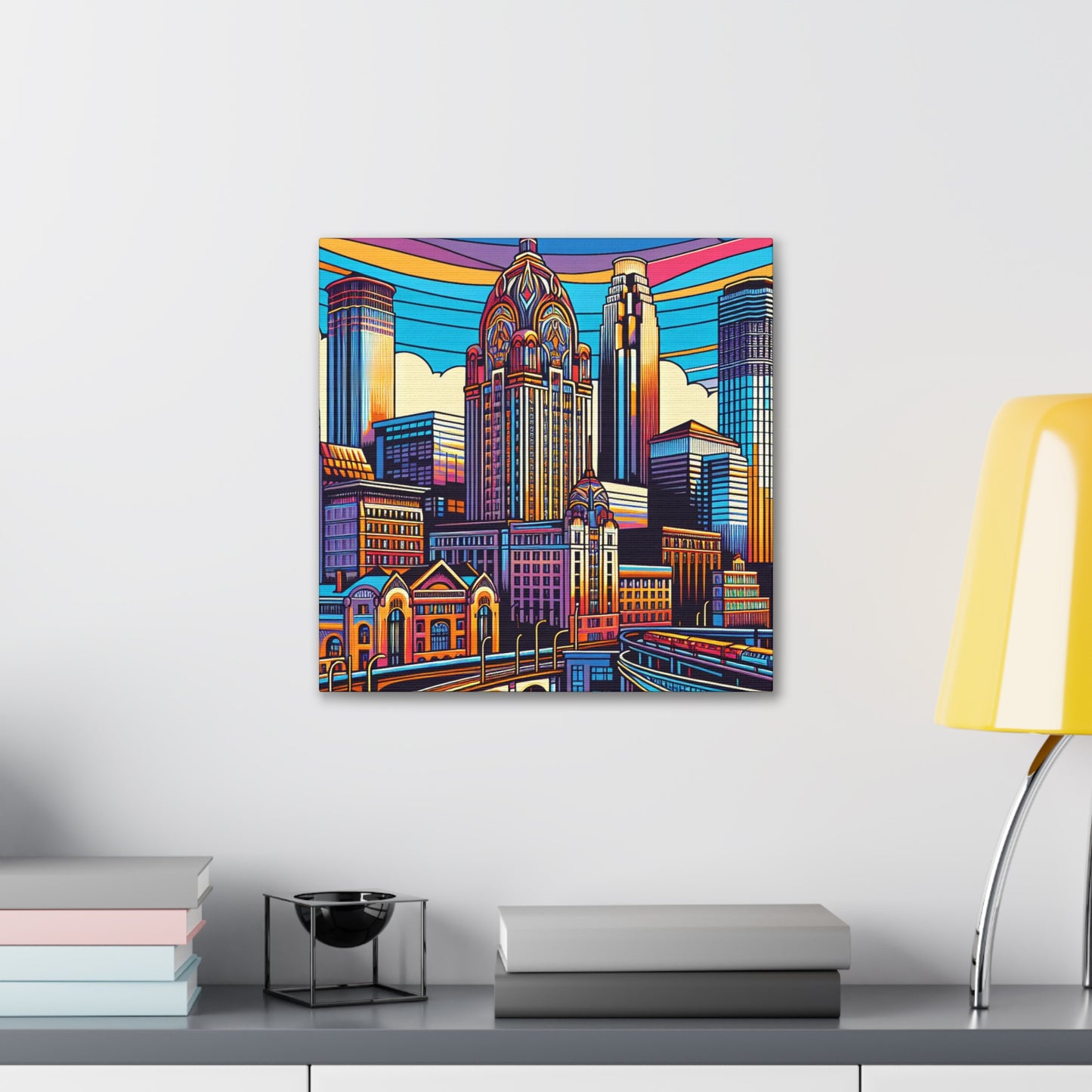 "Enchanting Minneapolis Elegance" - Canvas