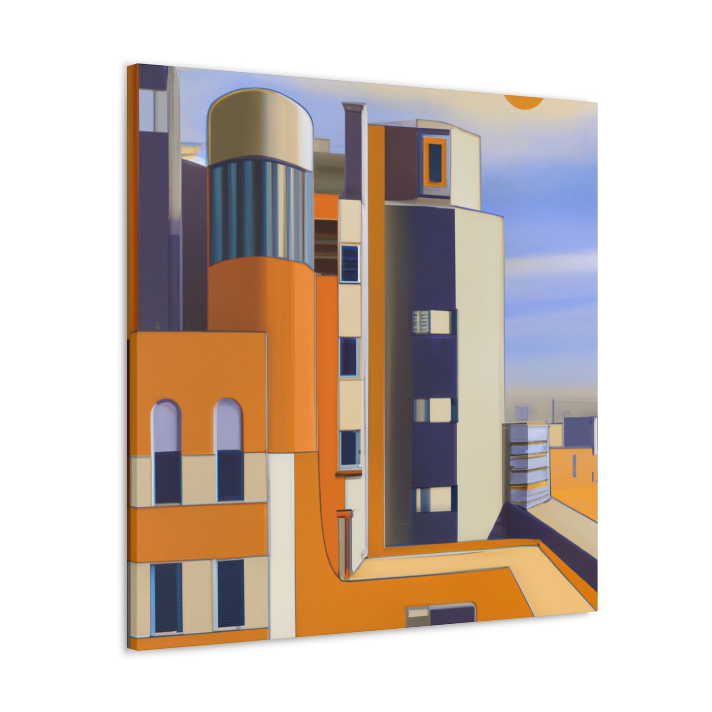 "Bauhaus Deco Vision" - Canvas