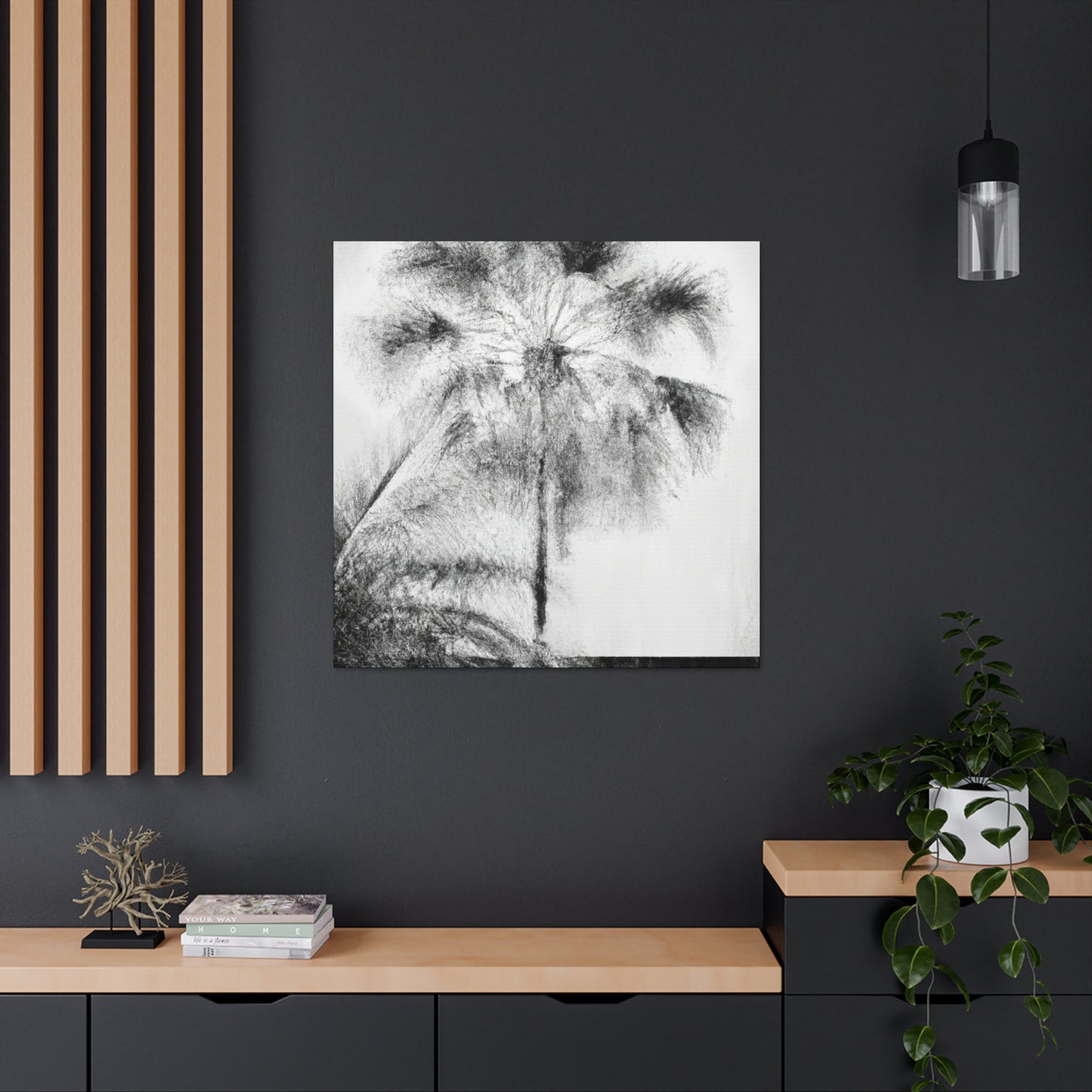 "Palm Tree in Paradise" - Canvas