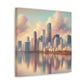 "Vibrant Miami Serenade" - Canvas