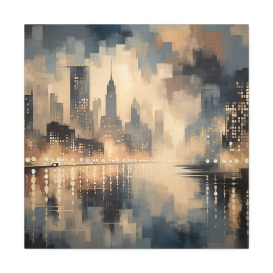 "Urban Nocturnal Symphony" - Canvas