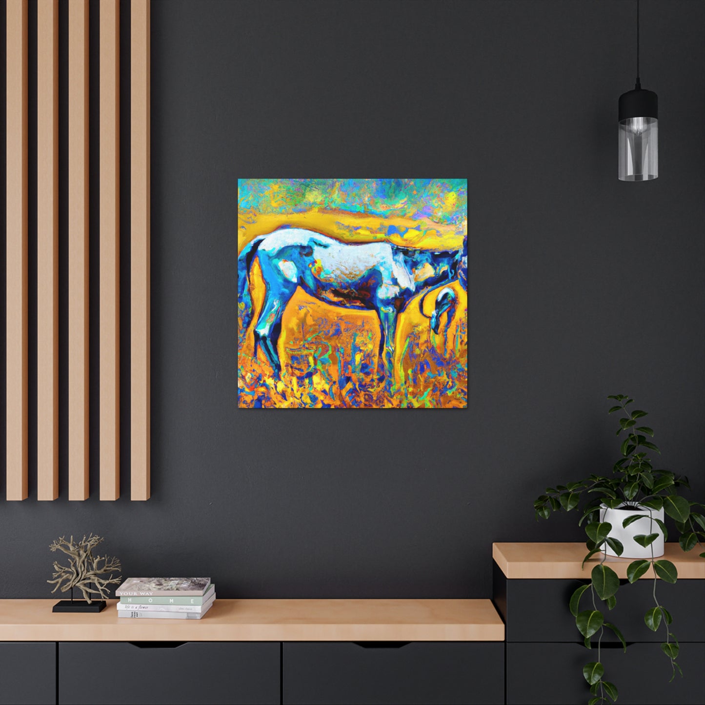 "Horse of Abstraction" - Canvas