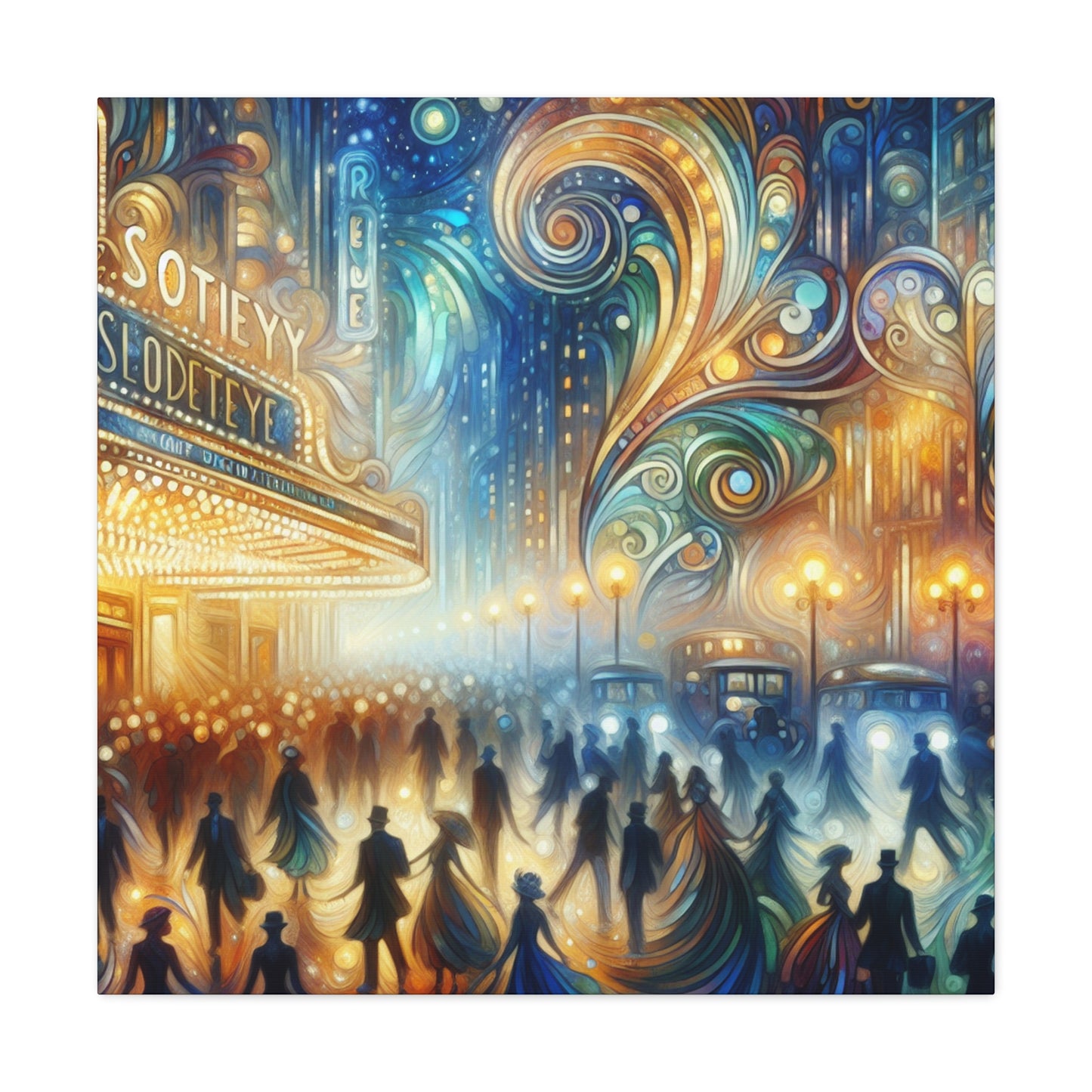 Glamour on Broadway - Canvas