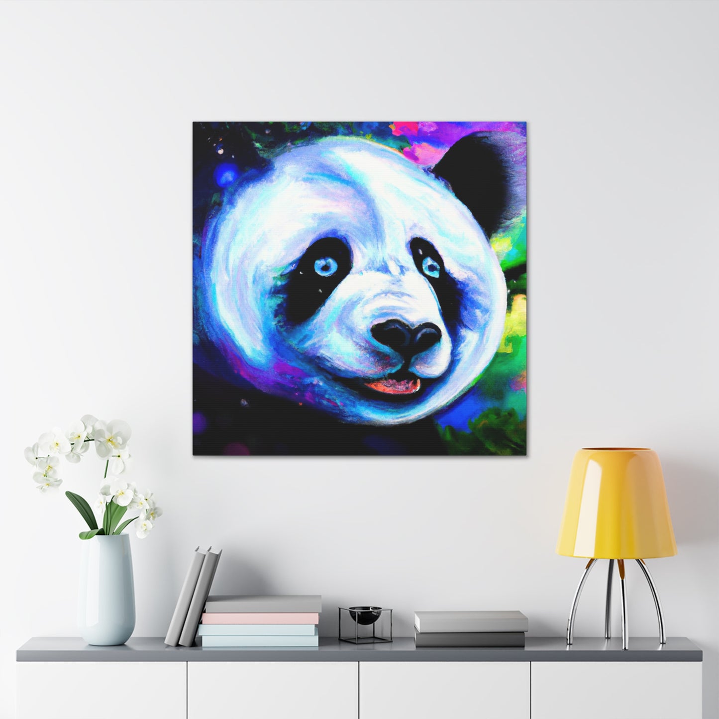 Giant Panda Dreamscape - Canvas