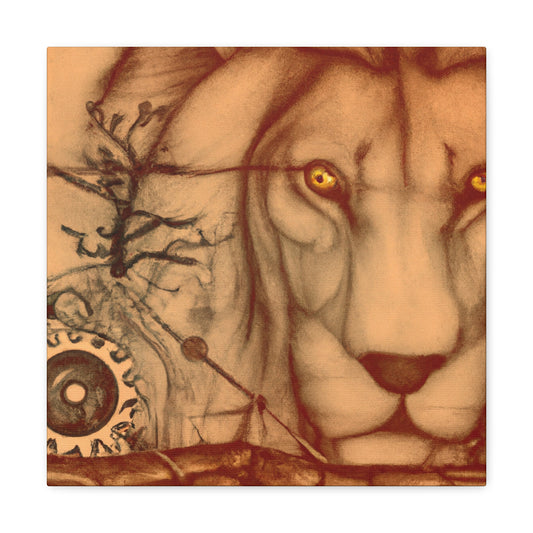 " Steam Lion Legacy" - Canvas