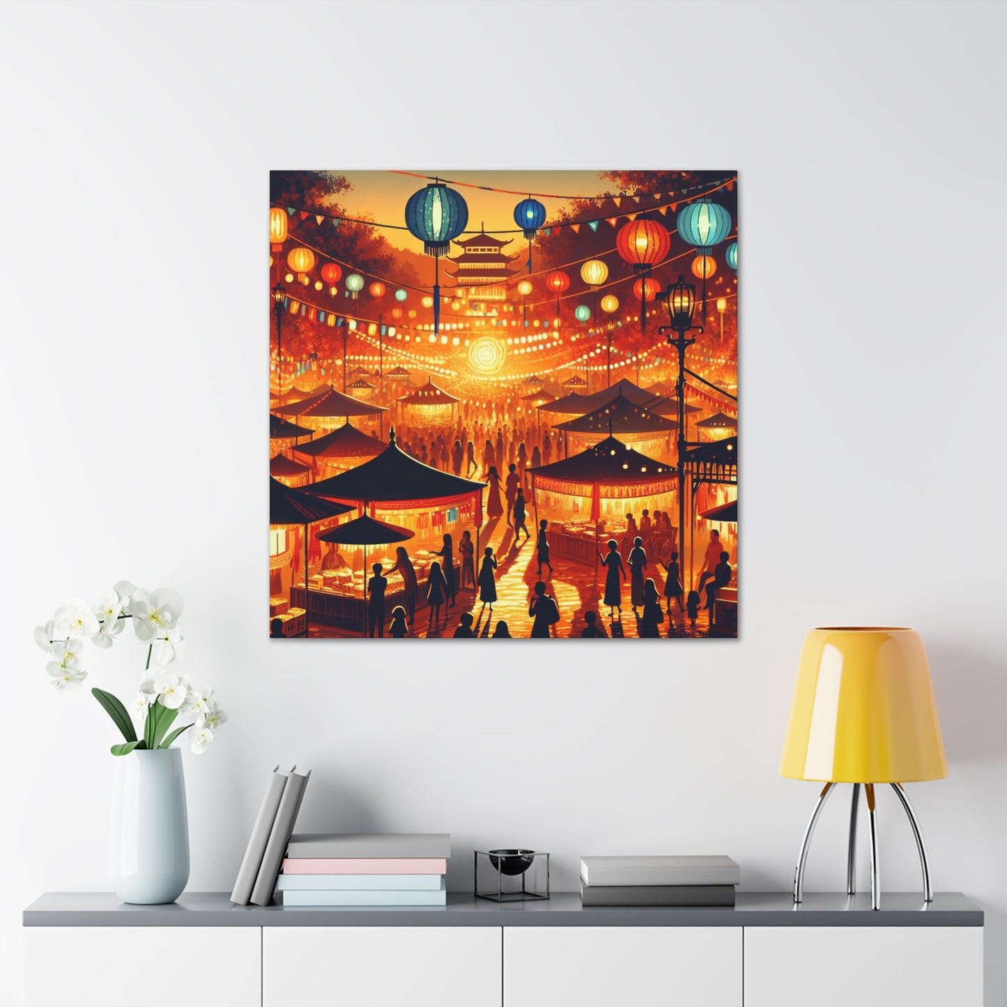 Euphoric Vibrant Gatherings - Canvas