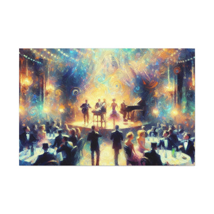 Whimsical Cabaret Escapades - Canvas