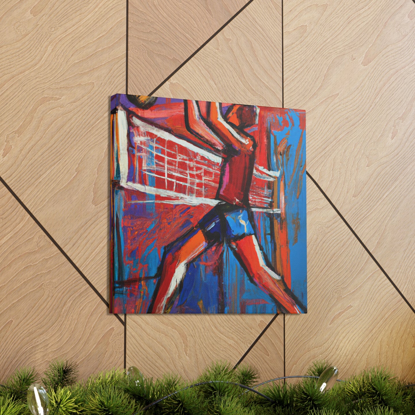 Volleyball in the City - Canvas