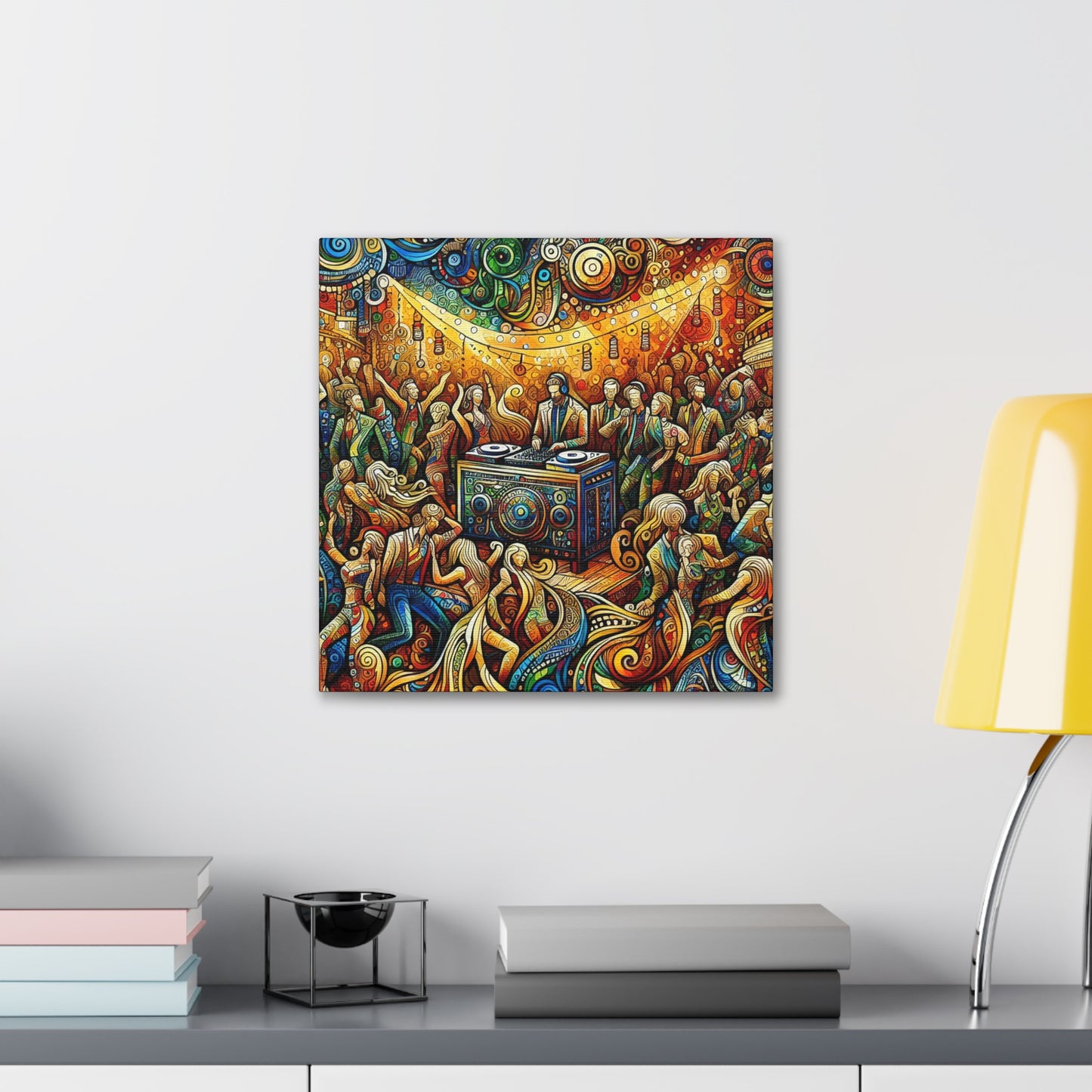 Rhythmic Revelry and Tunes - Canvas