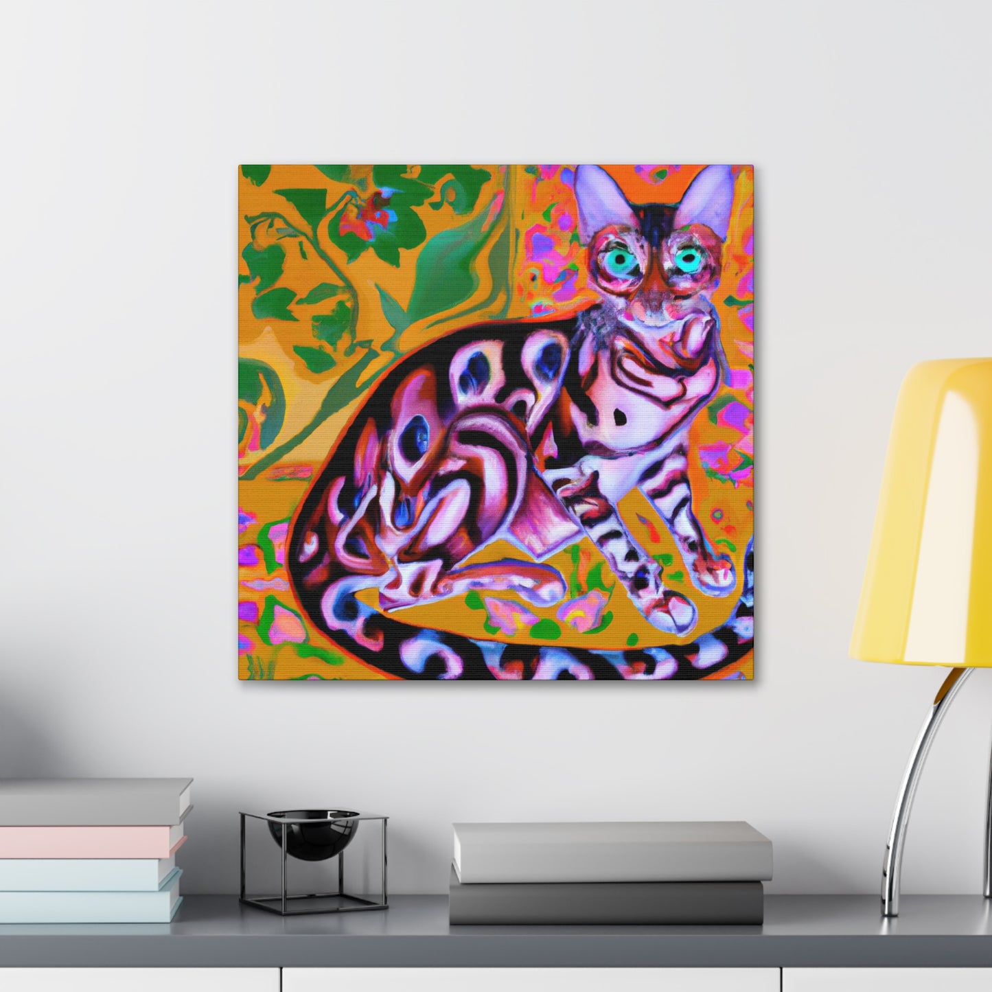 "Bengal of the Nouveau" - Canvas