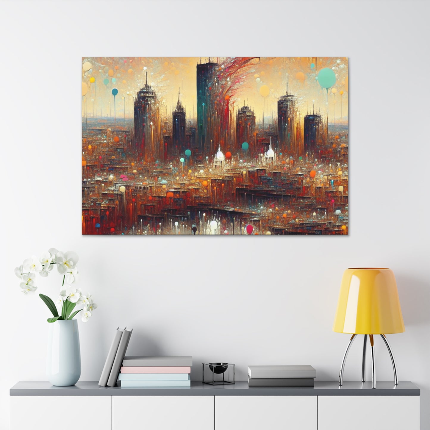 "Emerald City Sunrise" - Canvas