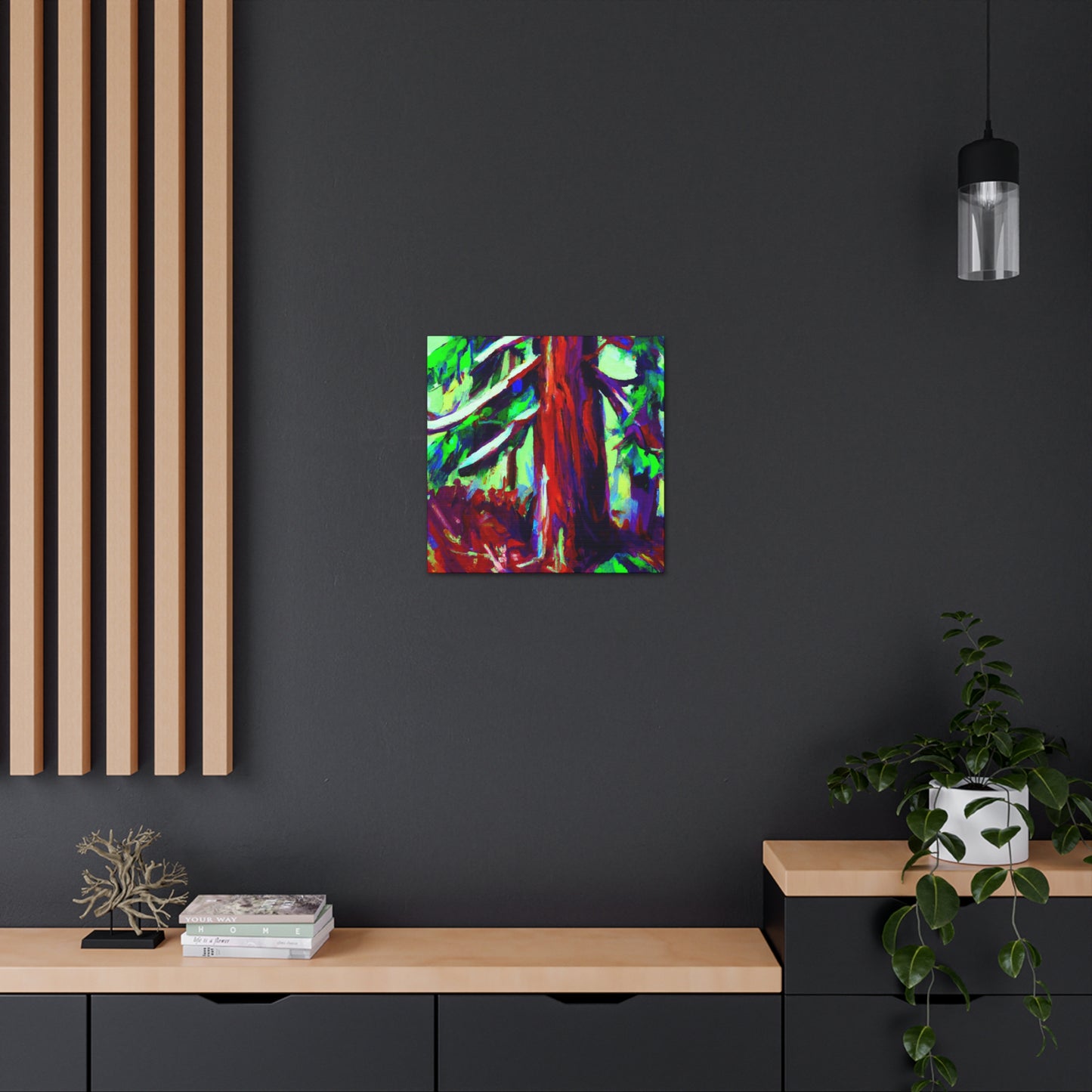 "Redwood in Abstraction" - Canvas