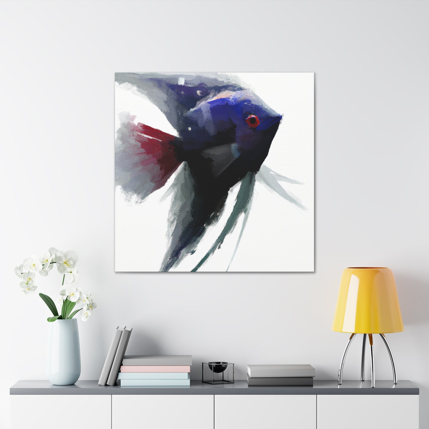 Aquatic Dreamscape Angelfish - Canvas