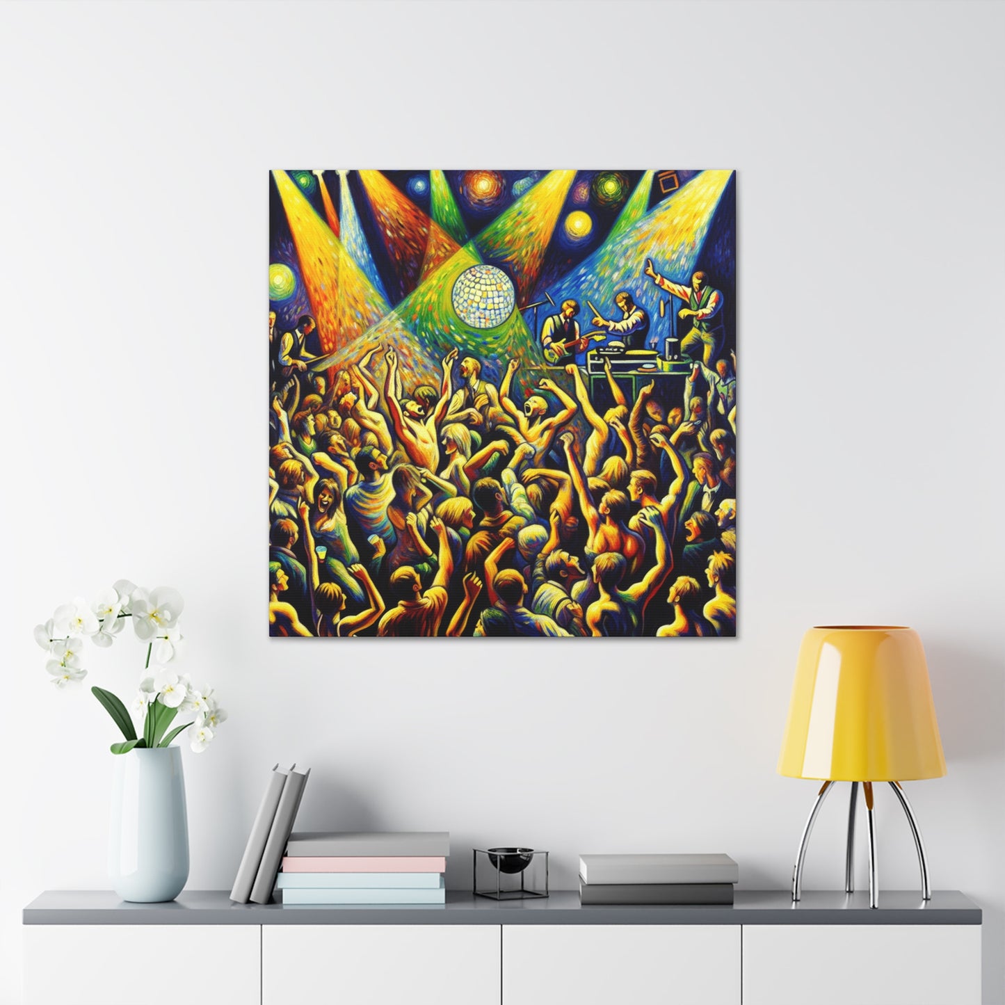 "Rhythmic Burst of Colors" - Canvas