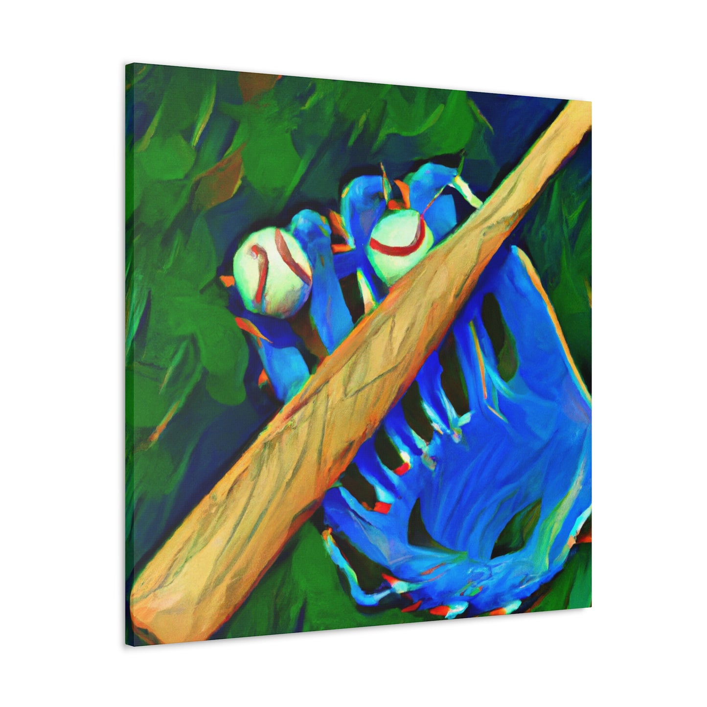 Baseball in Summertime - Canvas