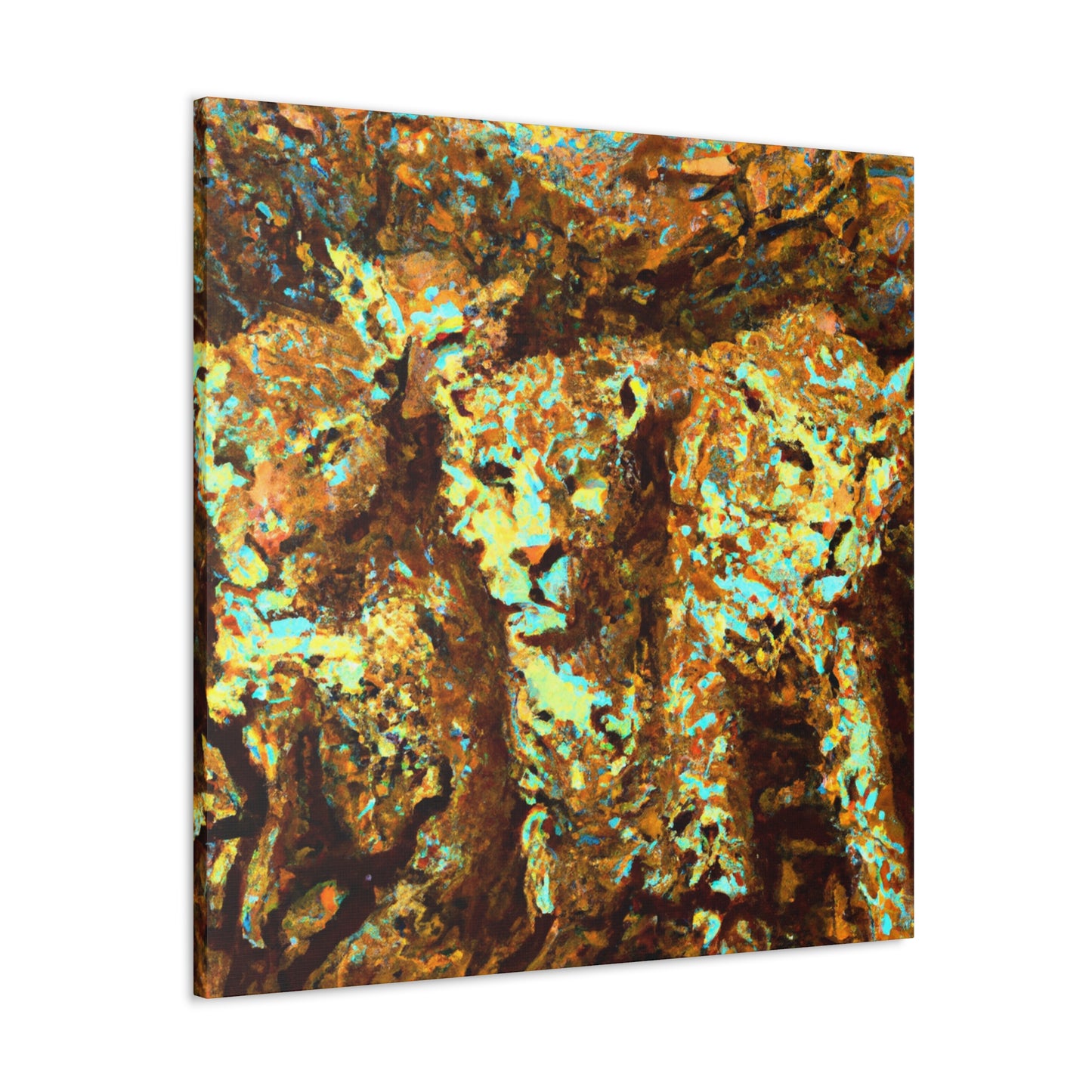 "Leopard in Impressionism" - Canvas