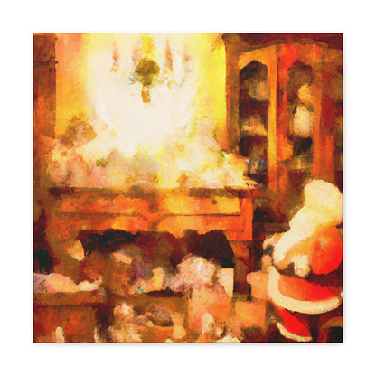 Santa's Holiday Workshop - Canvas