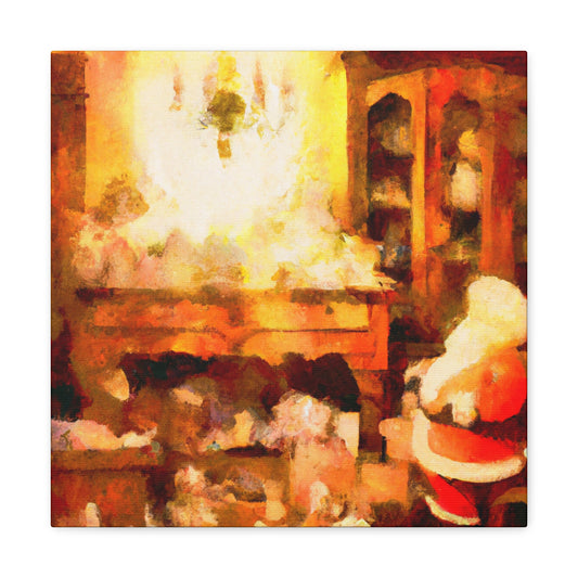 Santa's Holiday Workshop - Canvas