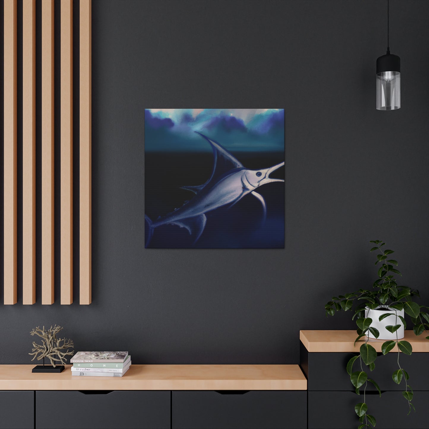 Swordfish in Surrealism - Canvas