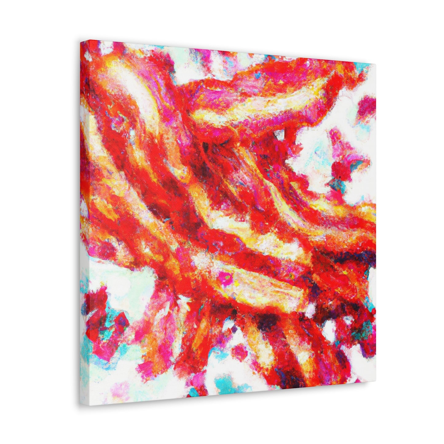 Bacon Pointillism Splendor - Canvas