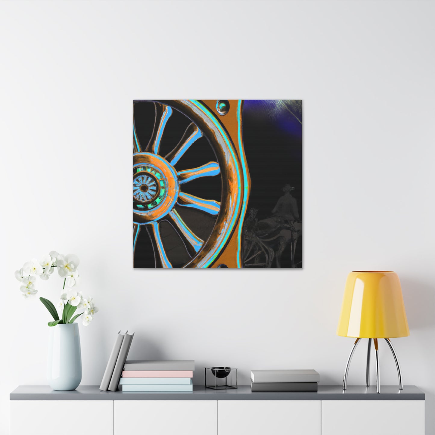 Wheels of Splendor - Canvas