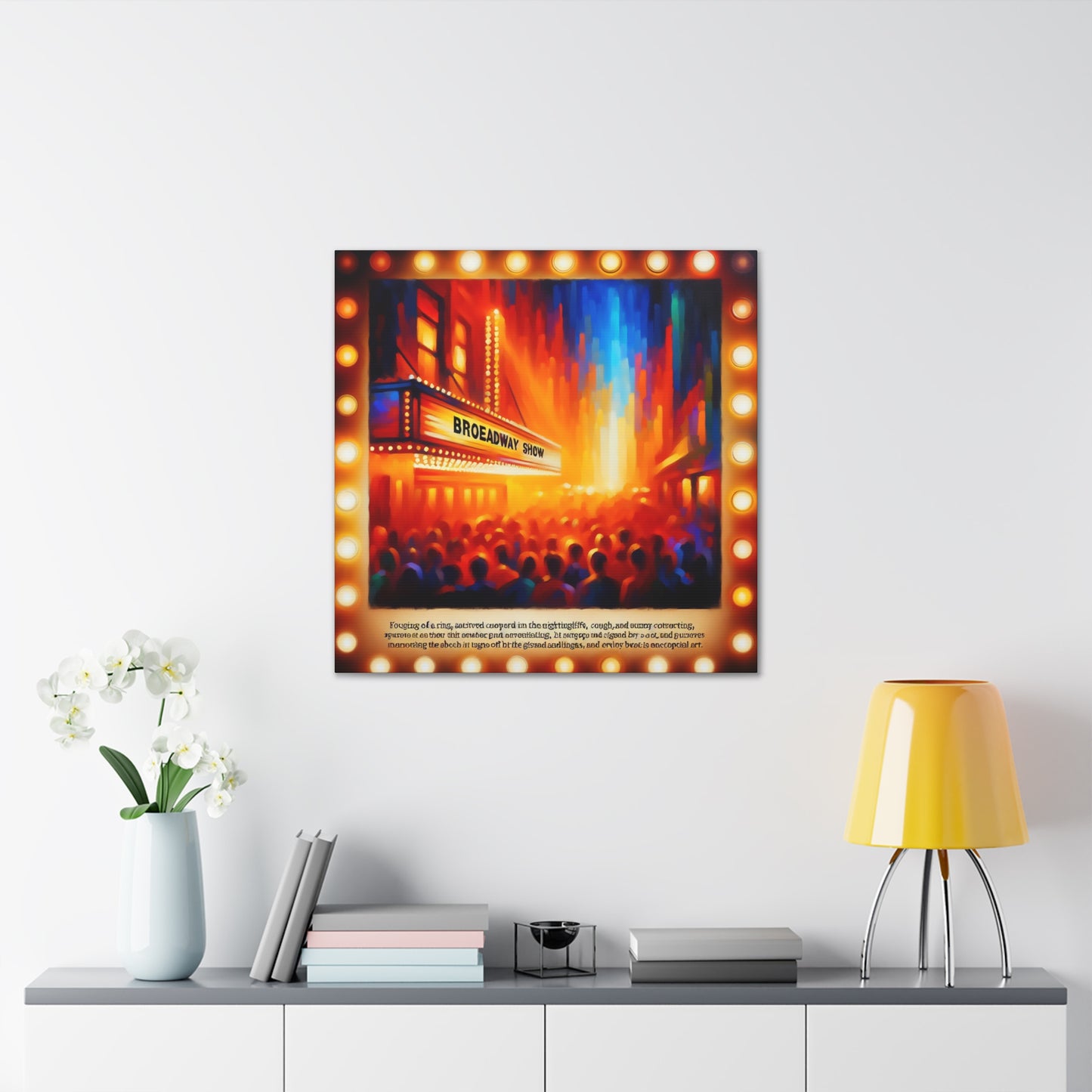 "Luminous Curtain Call" - Canvas