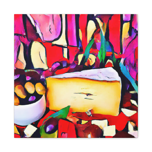 Awed Cheese Grapes - Canvas