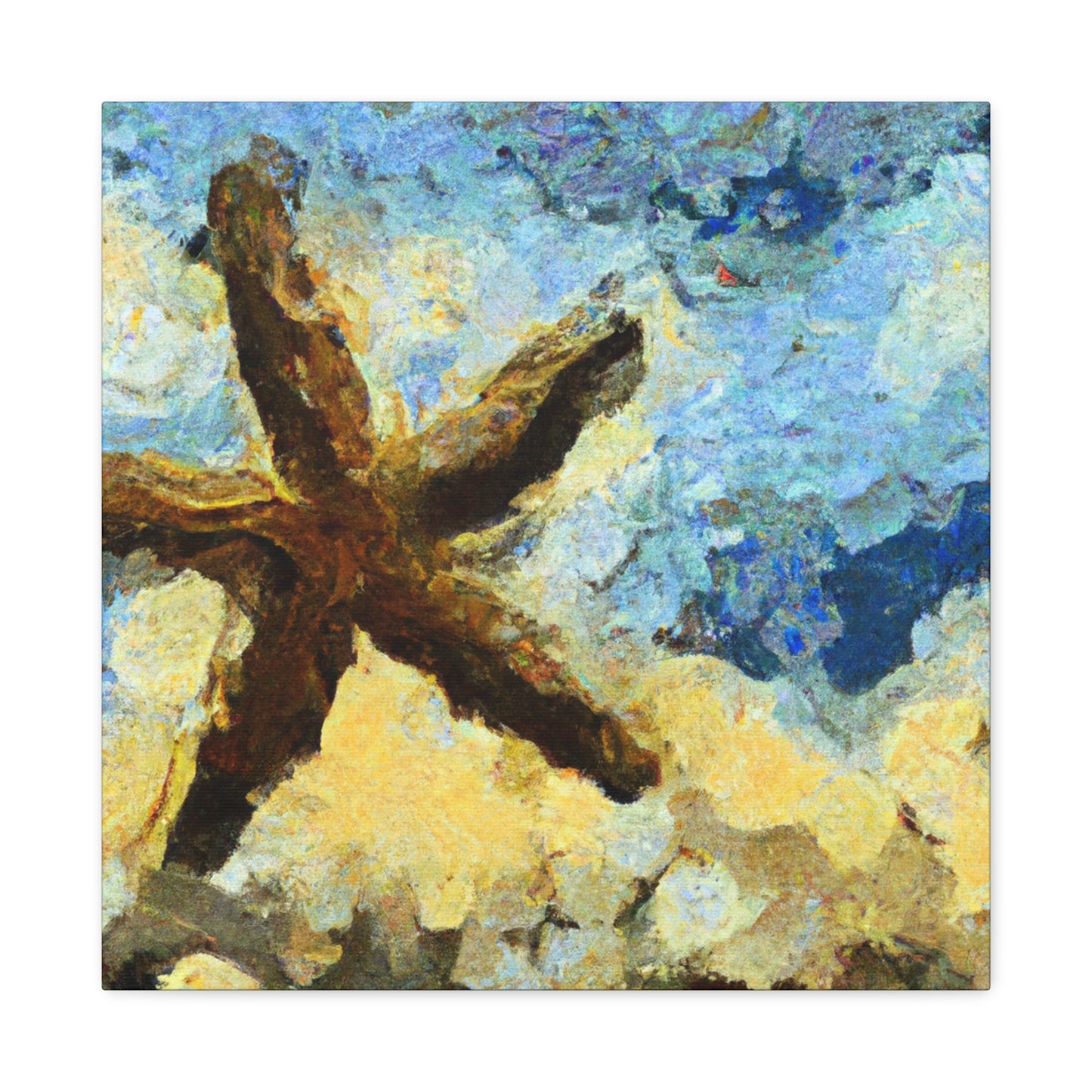 "Starfish at Nightfall" - Canvas