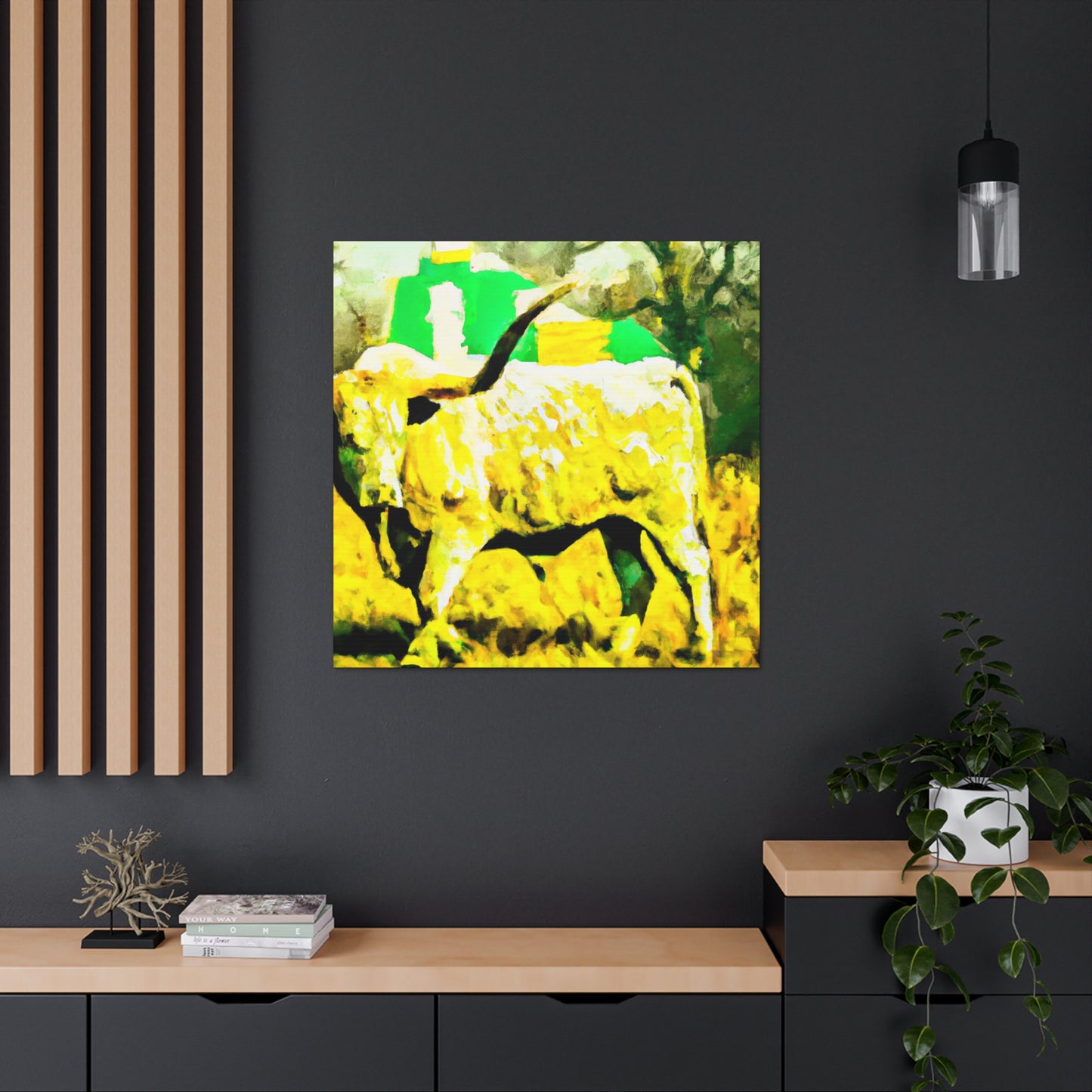 "Texas Longhorn Majesty" - Canvas