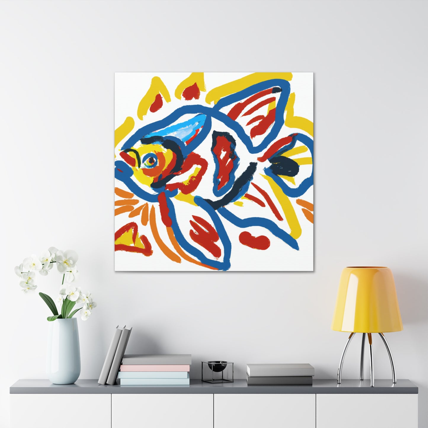 "Angelic Glorious Fins" - Canvas