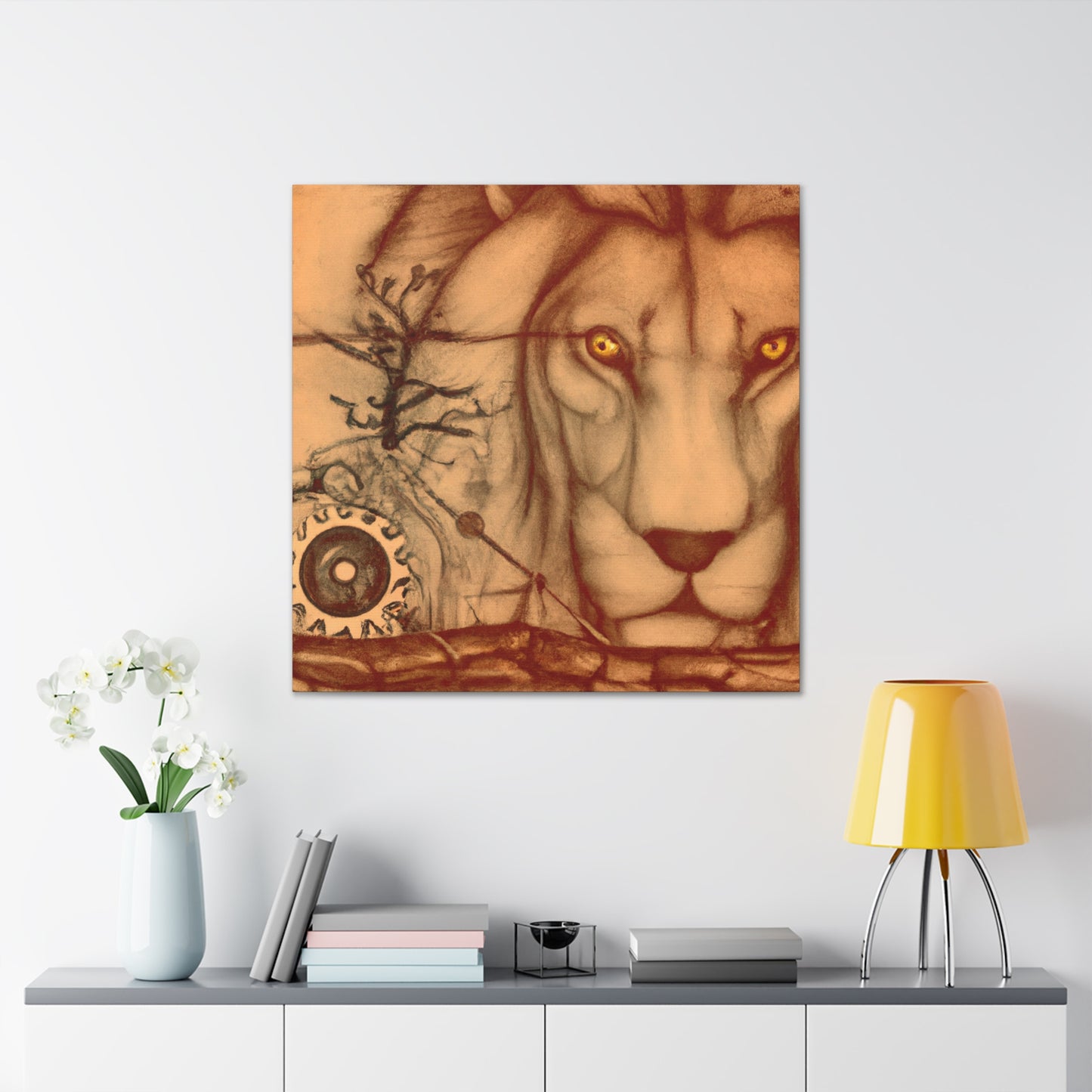 " Steam Lion Legacy" - Canvas