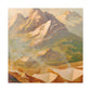 Majestic Mountain Vista - Canvas