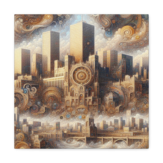 "Majestic Metropolis Ascending" - Canvas