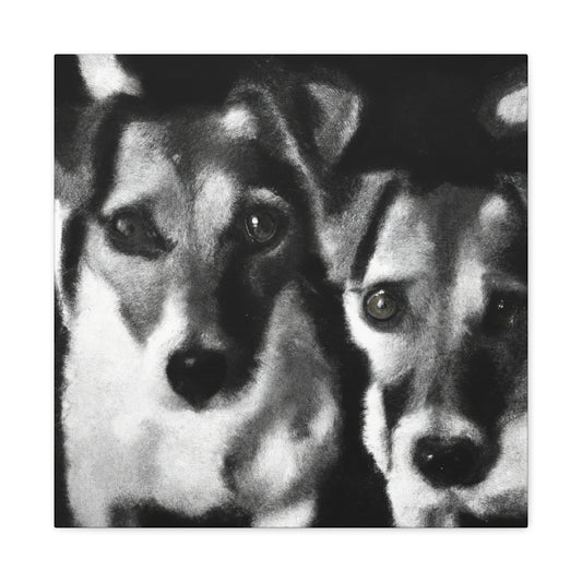 "Jack Russell Impressionism" - Canvas