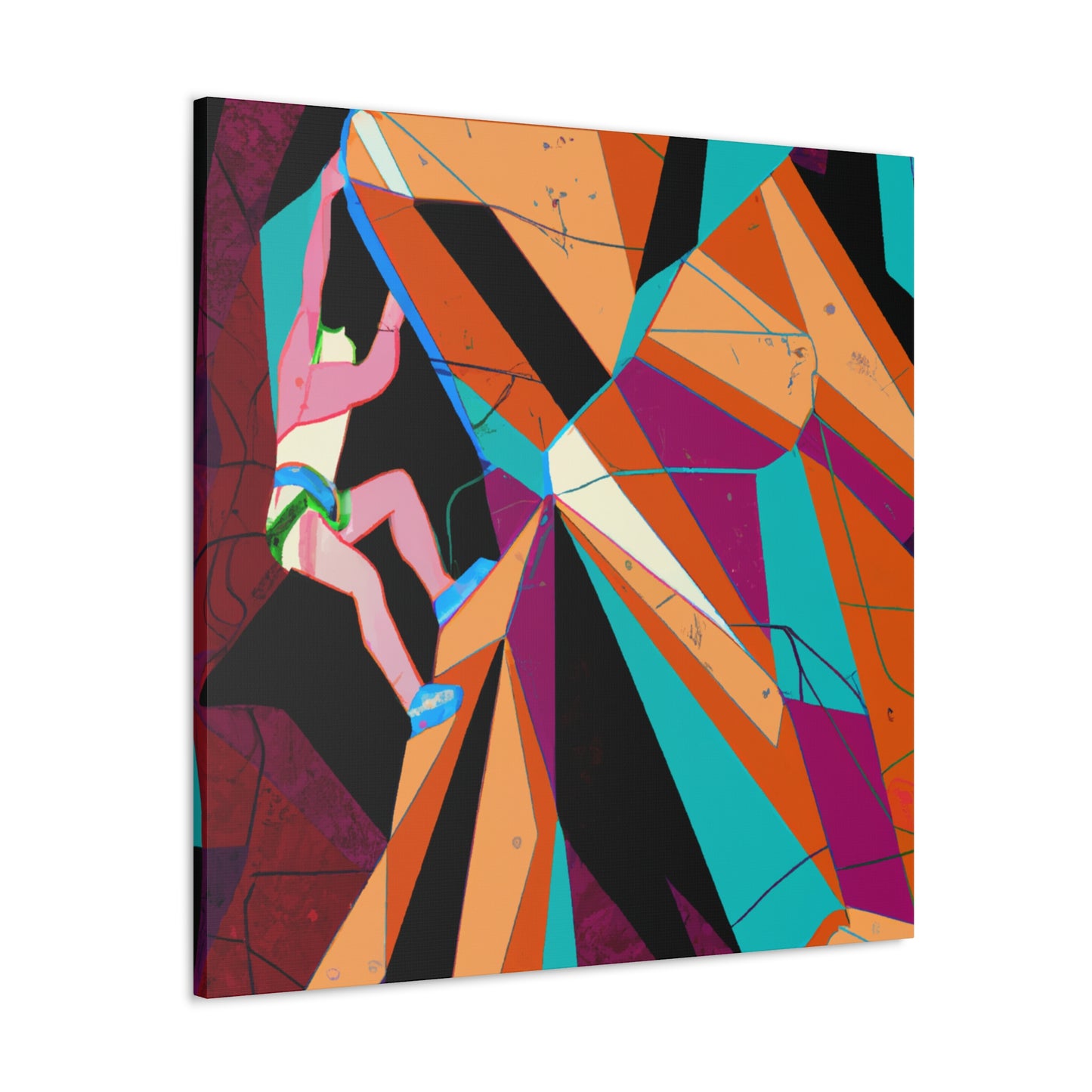 Rock Climbing Grandeur - Canvas