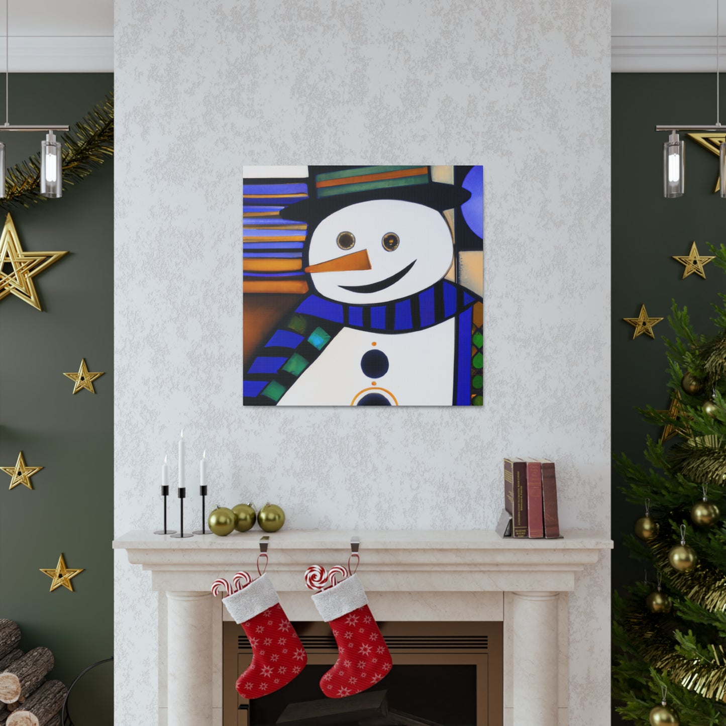 "Frosty Deco Frosting" - Canvas