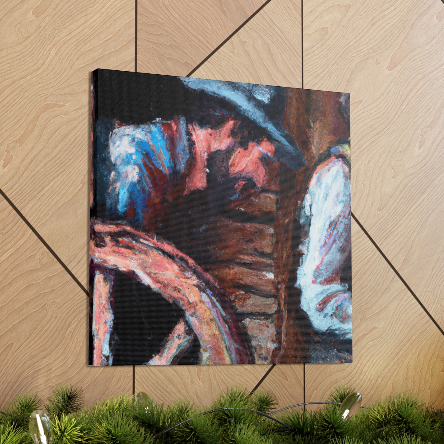 "Chuck Wagon Impressionism" - Canvas