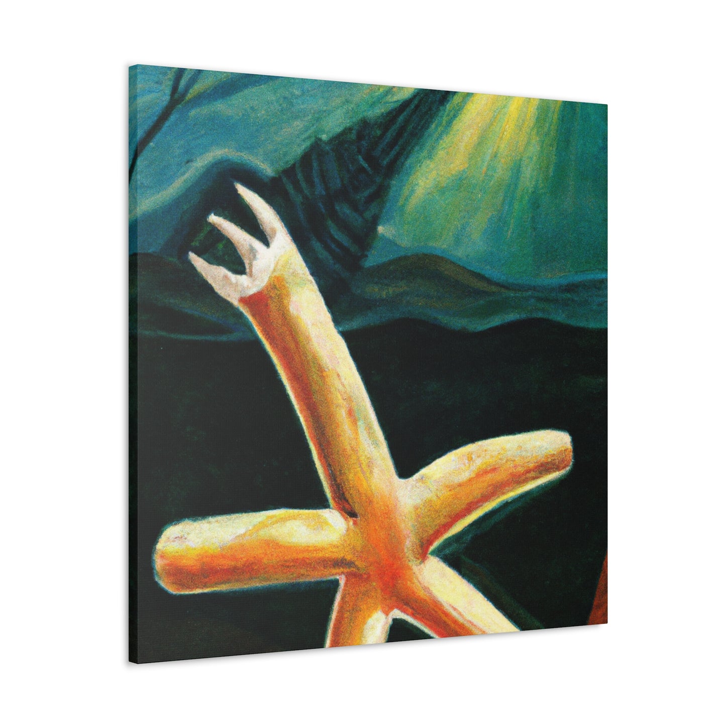 "Life Among the Starfish" - Canvas