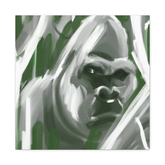 Gorilla in Impressionism - Canvas