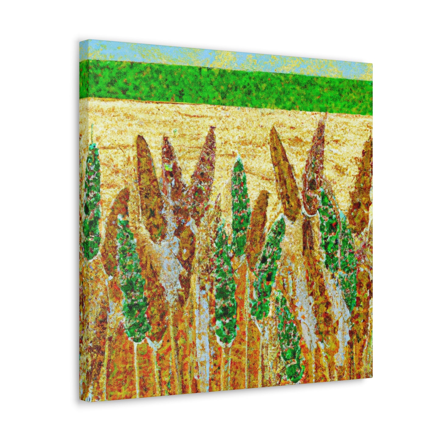 Wheat Field Sunrise - Canvas