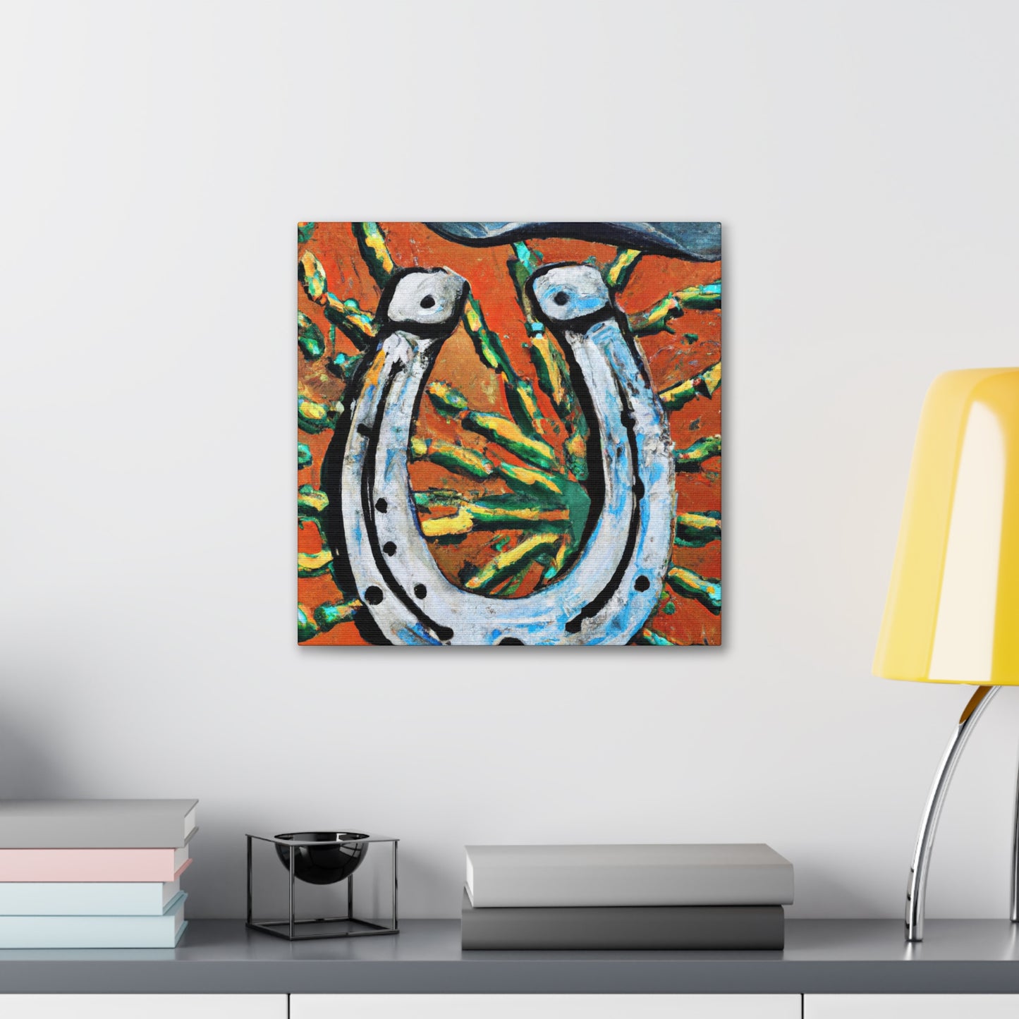 "Horseshoe Forge: Art" - Canvas