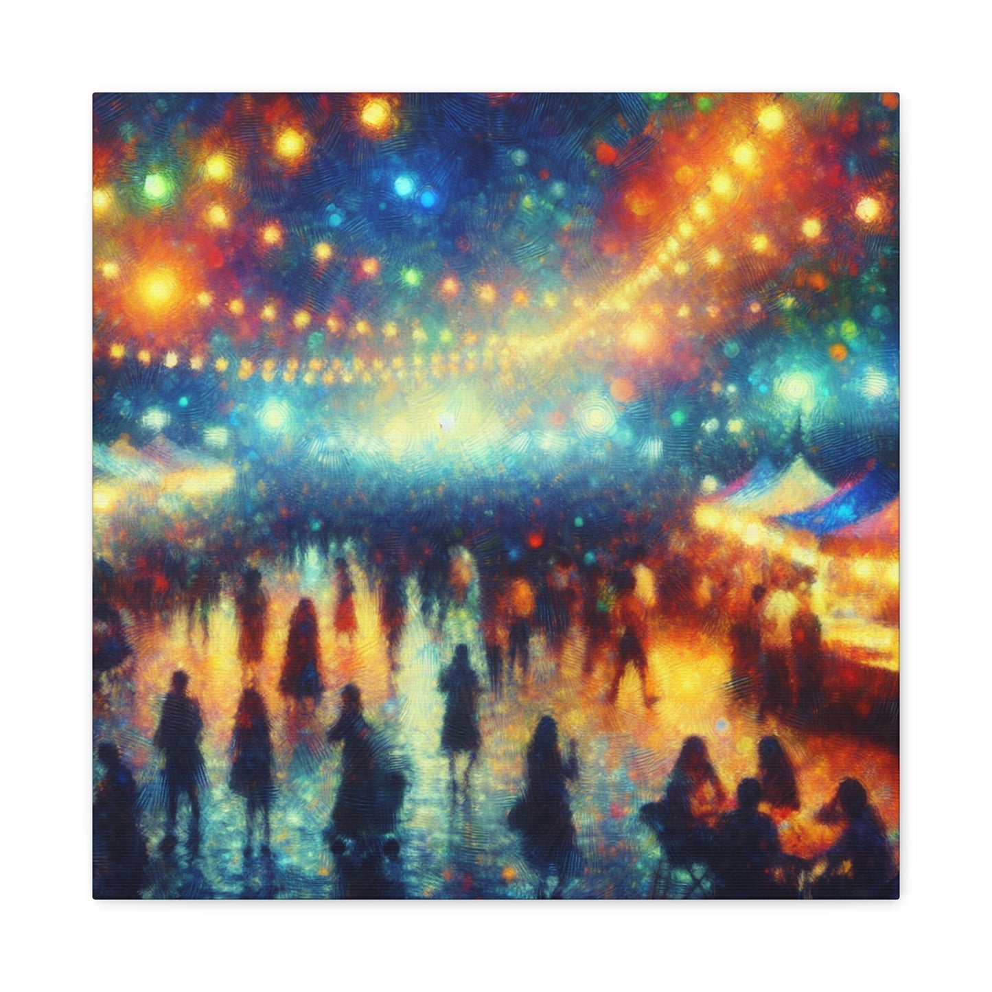 "Vibrant Festival Rhapsody" - Canvas