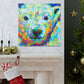 Polar Bear in Fauve - Canvas