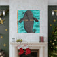 Manatee in Deco Style - Canvas