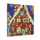 Gingerbread House Delight - Canvas