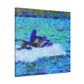 "Jet Skiing Impressionism" - Canvas