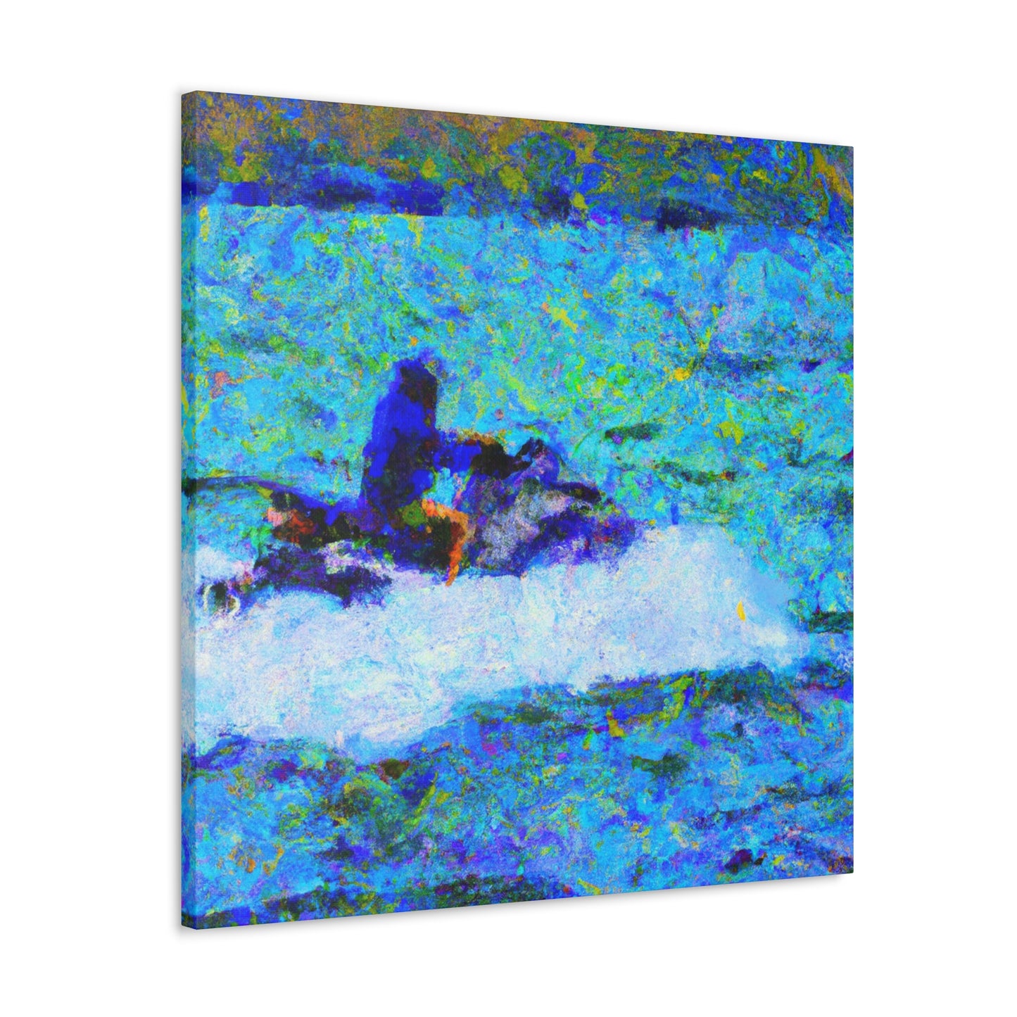 "Jet Skiing Impressionism" - Canvas