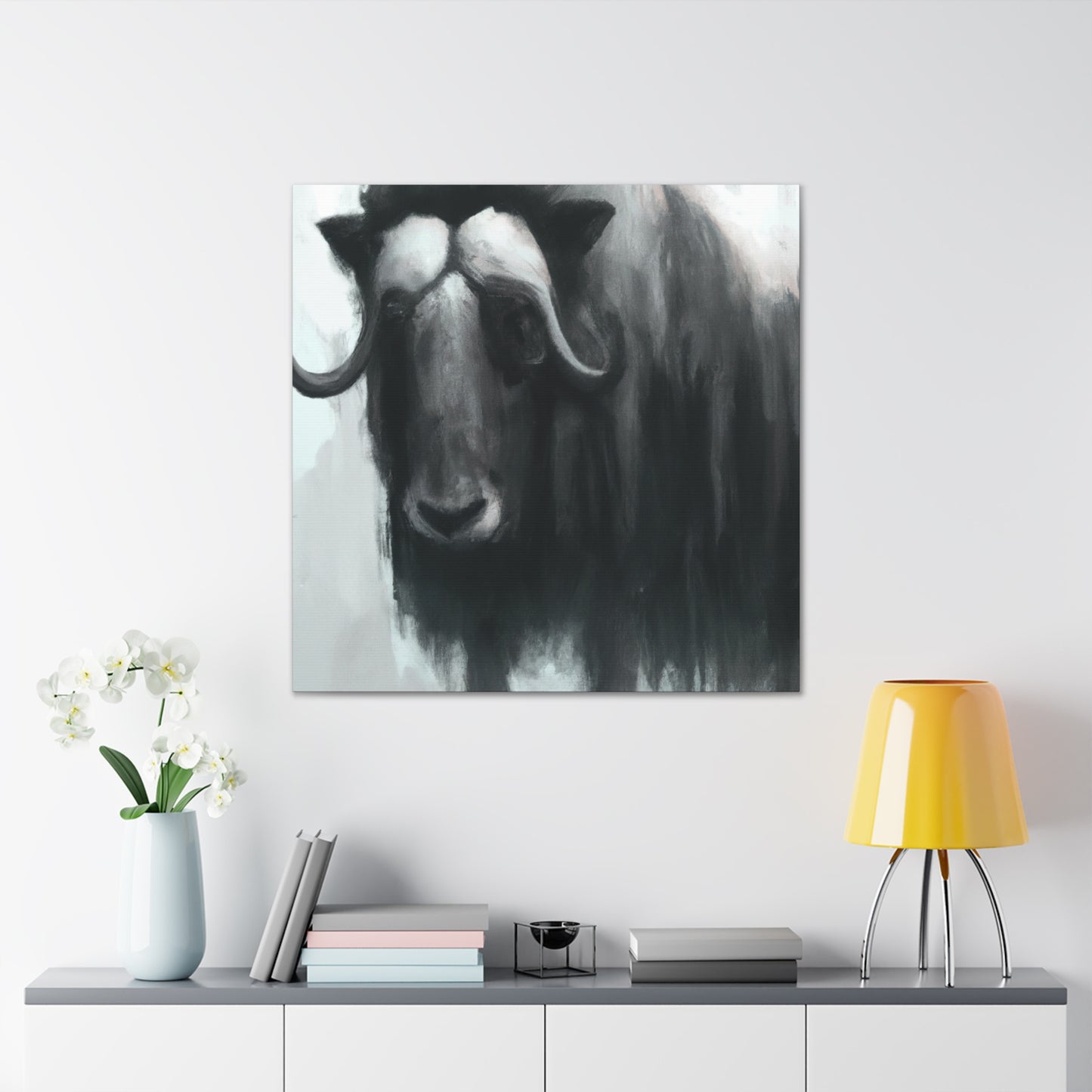 Musk Ox Triumphant - Canvas